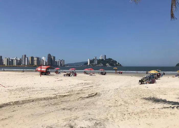 Kit Pe Na Areia - Praia Do Gonzaguinha - Sao Vicente - Wi-Fi E Est Conveniado